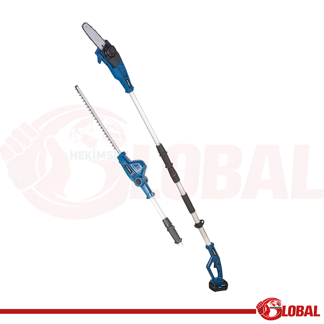 HYUNDAI PSHT202 AKÜLÜ TELESKOPİK BUDAMA VE ÇİT BİÇME 20V - Aküsüz
