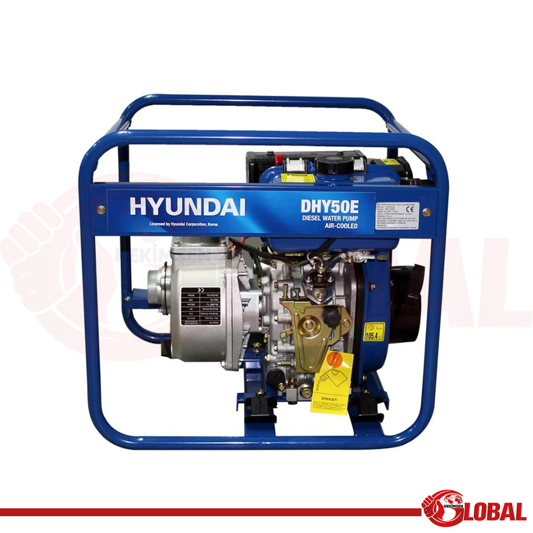 HYUNDAI DHY50E SU MOTORU DİZEL 2" MARŞLI