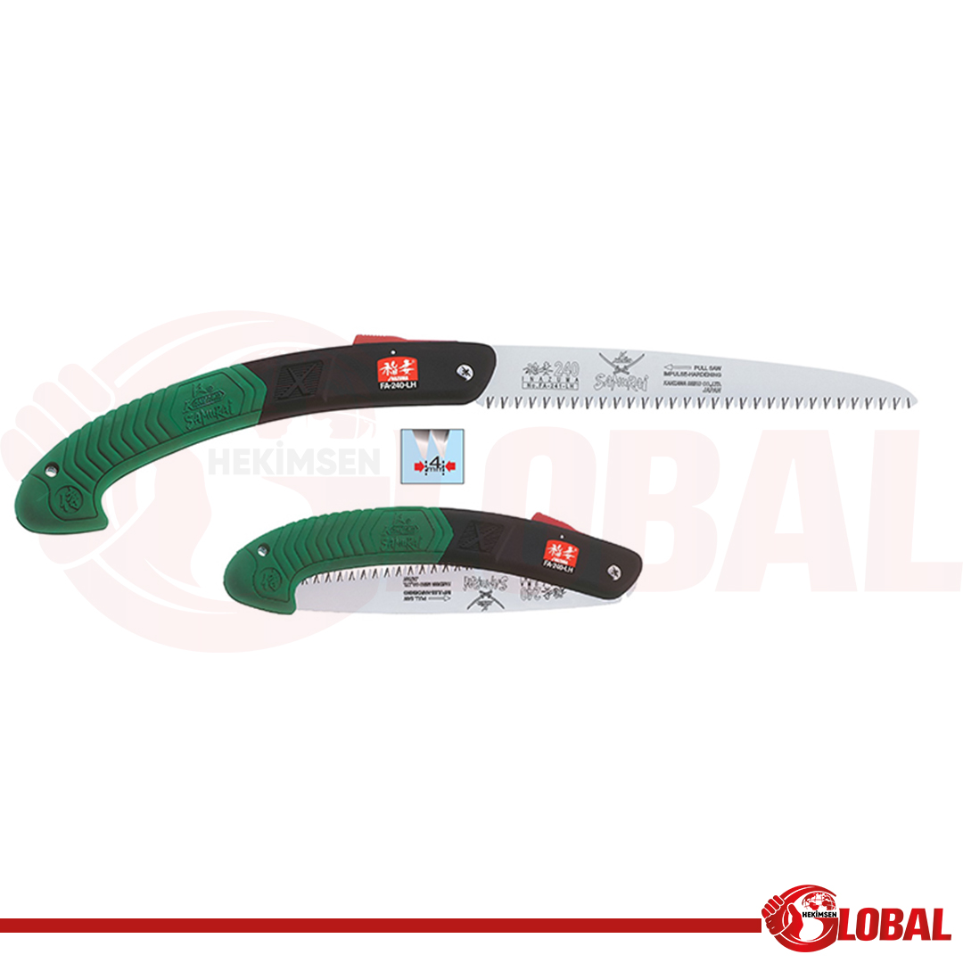 SAMURAI FA-180-LH BUDAMA TESTERESİ 180mm/4mm KATLANIR DÜZ
