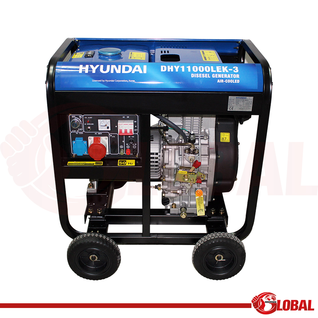 HYUNDAI DHY11000LEK JENERATÖR DİZEL MONOFAZE