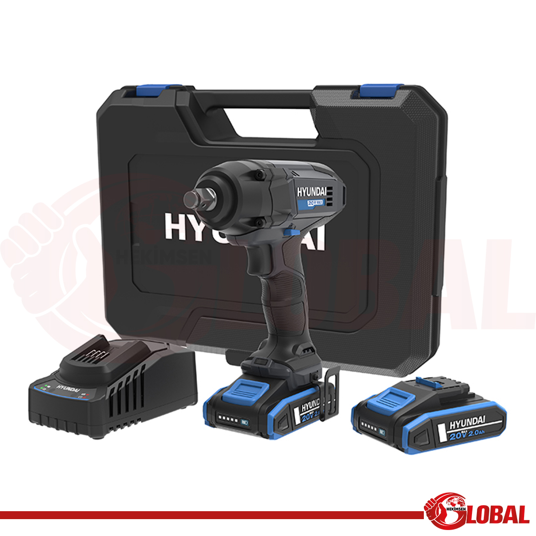 HYUNDAI IW20S-250T2T A. DARBELİ SOMUN SIKMA, 250N.M, Ç.S. 2X2AH