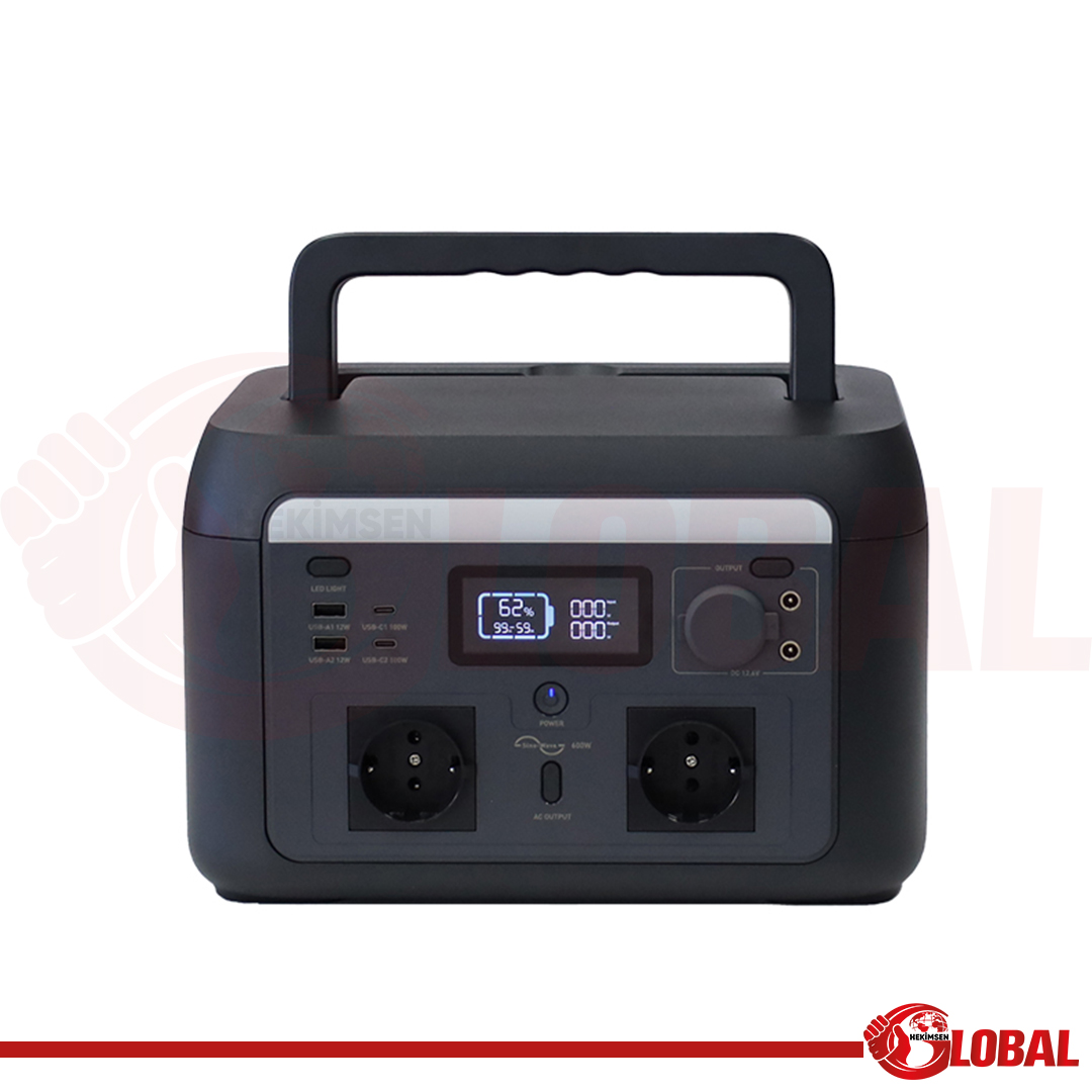 HYUNDAI HPS-600N PORTATİF GÜÇ İSTASYONU THOR 600 - 512WH