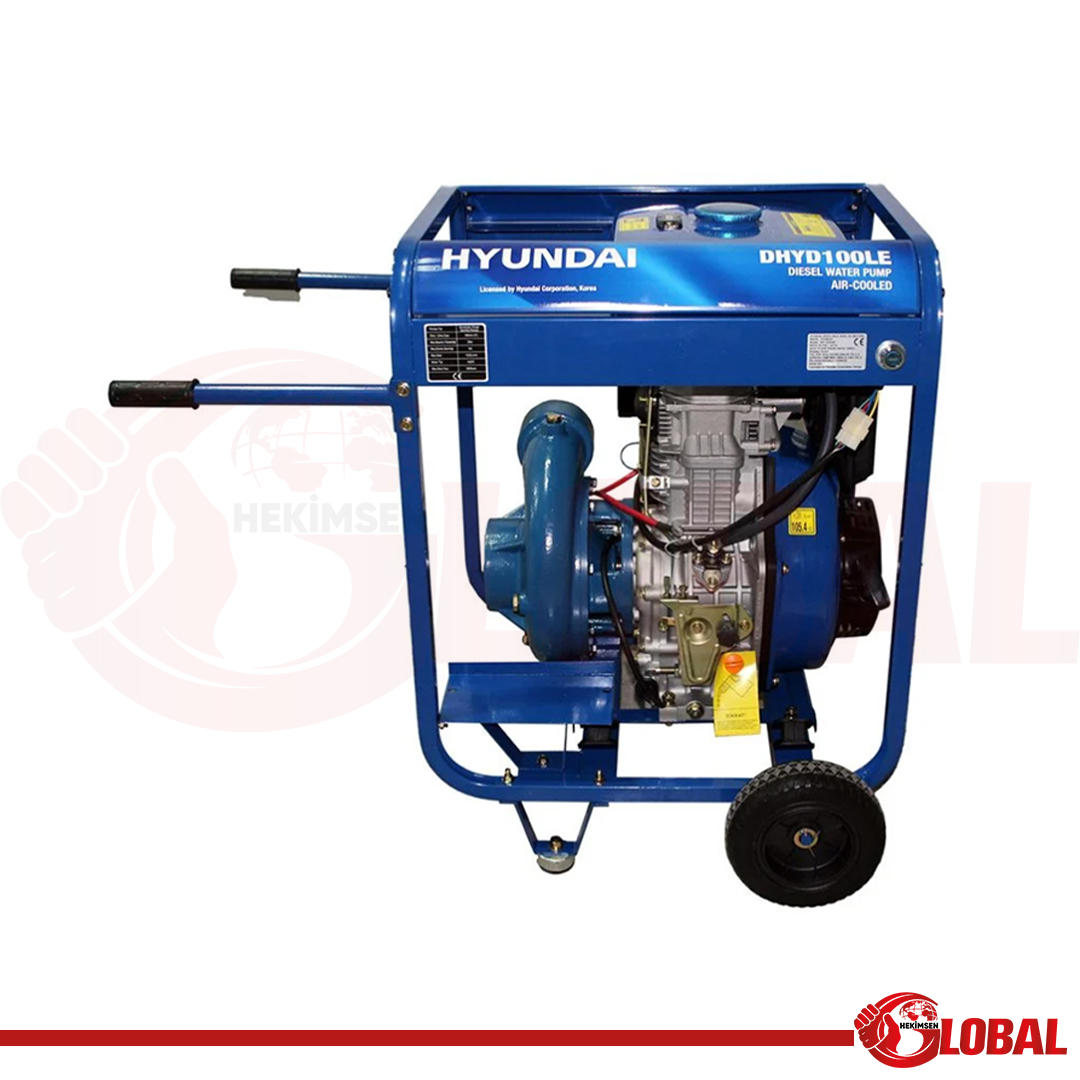 HYUNDAI DHYD100LE SU M DİZEL 4"x3" MARŞLI DÖKÜM YÜKSEK BASINÇ