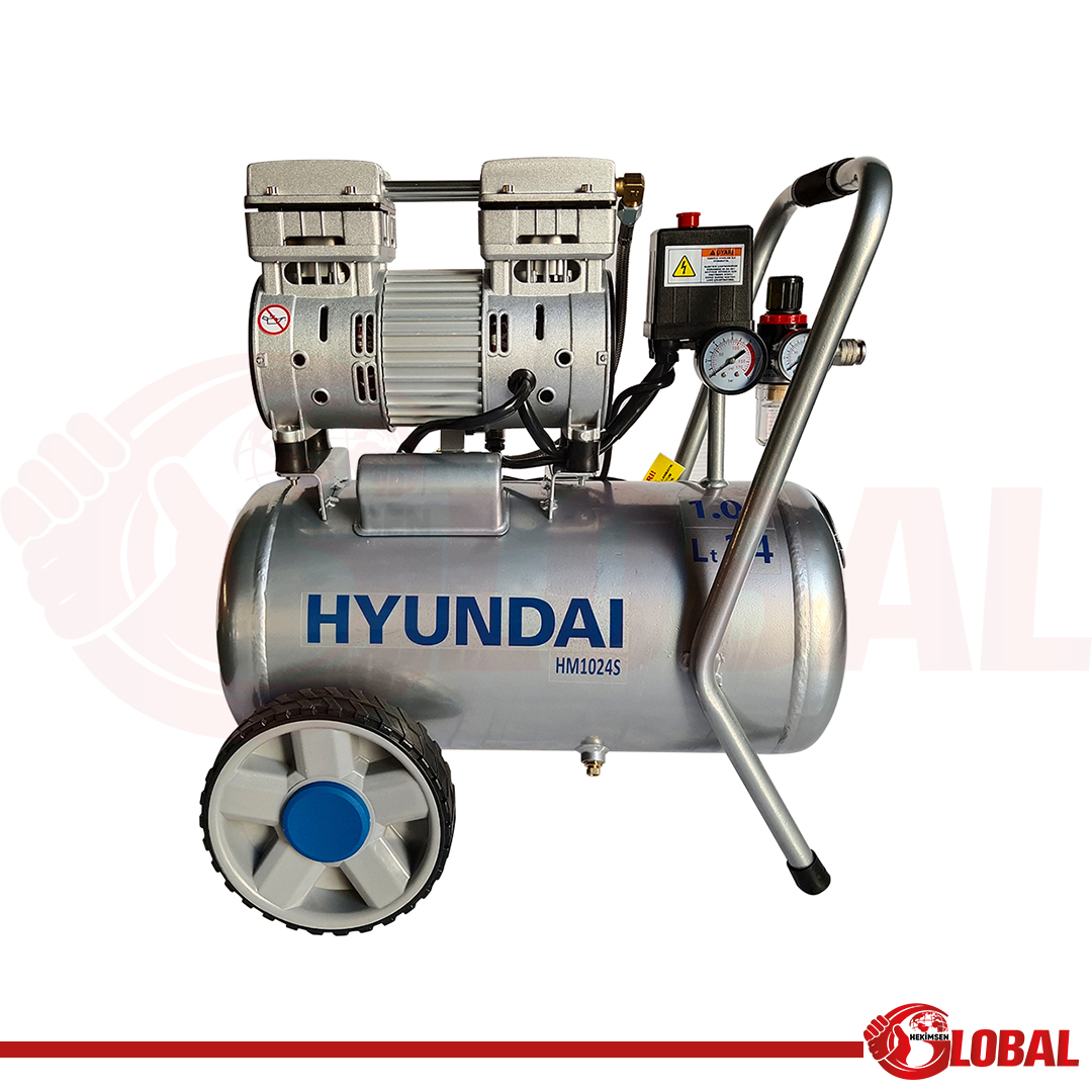 HYUNDAI HM1024S KOMPRESÖR SESSİZ-YAĞSIZ 750W 24 LT