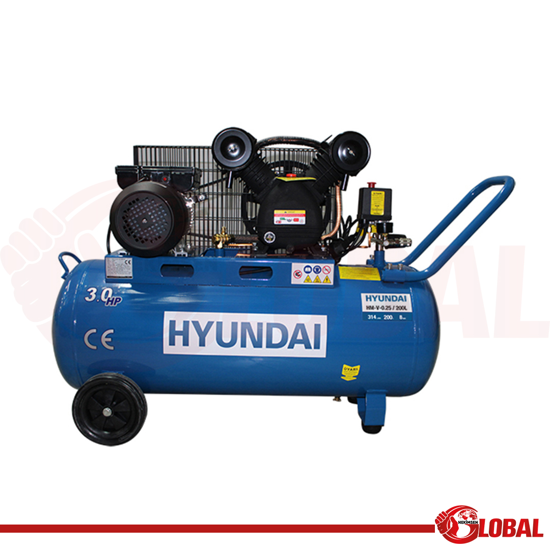 HYUNDAI HM-V-0.25-200L KOMPRESÖR 200L V KAFA
