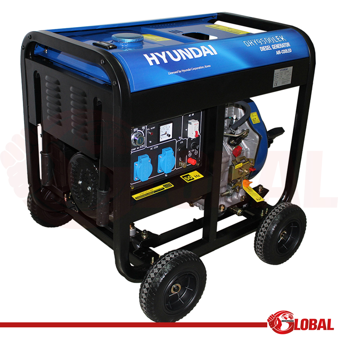HYUNDAI DHY9500LEK JENERATÖR DİZEL MONOFAZE
