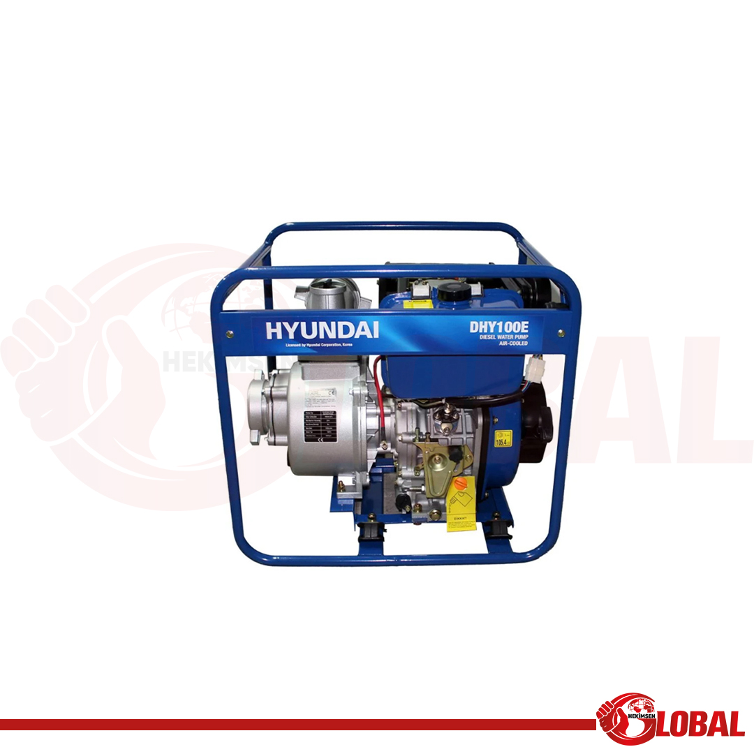 HYUNDAI DHY100E SU MOTORU DİZEL 4" MARŞLI