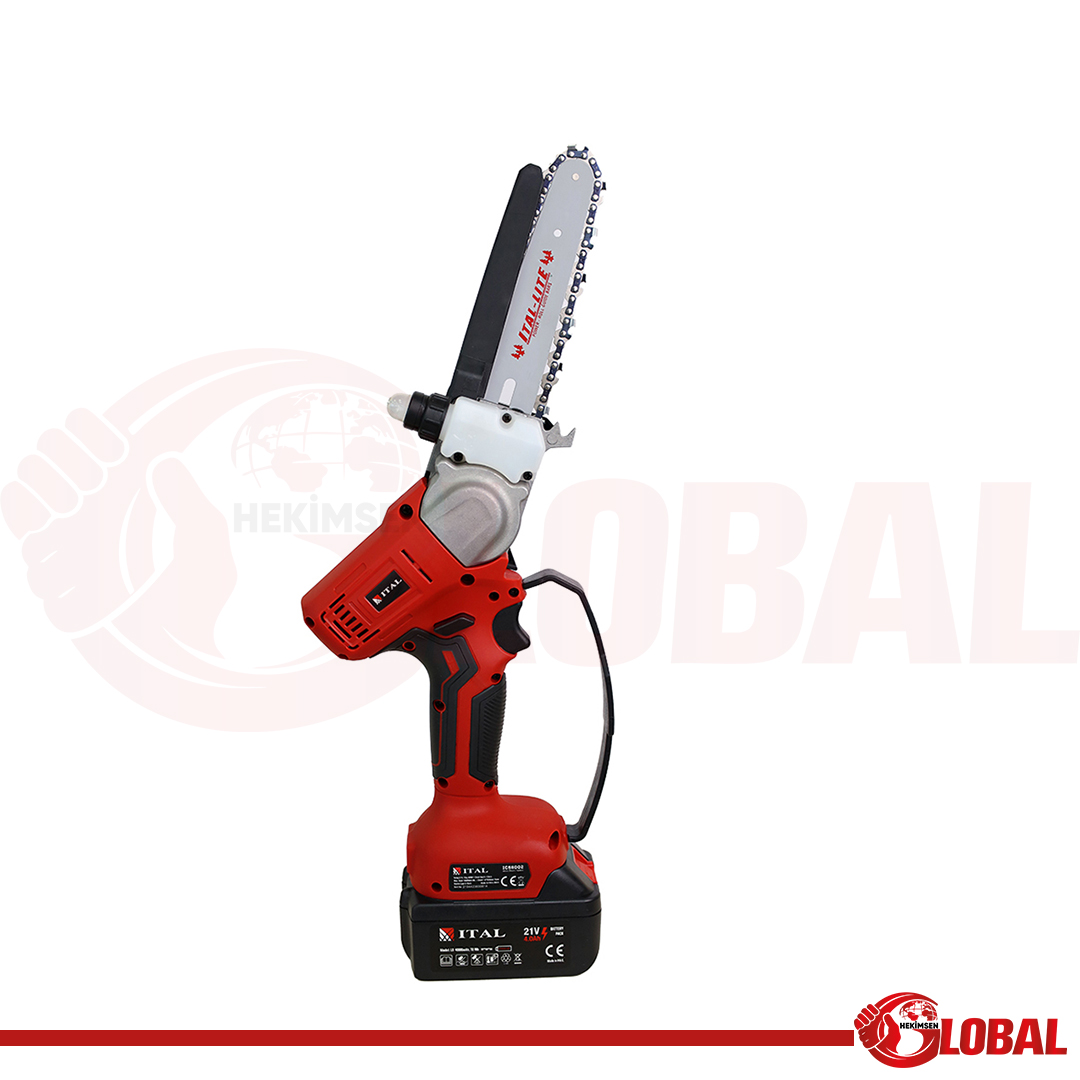 ITAL ICS6002 AKÜLÜ DAL BUDAMA TESTERE 2x4Ah Akü