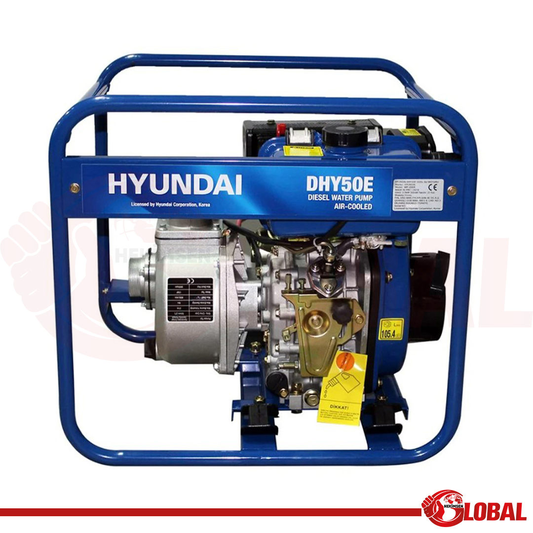 HYUNDAI DHY50E SU MOTORU DİZEL 2" MARŞLI
