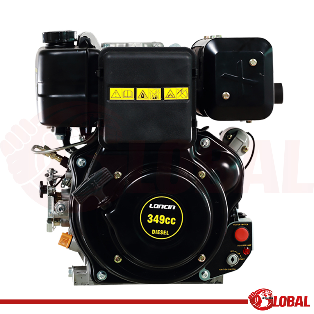 LONCIN LCD350FD MOTOR DİZEL MARŞLI KISA KONİK