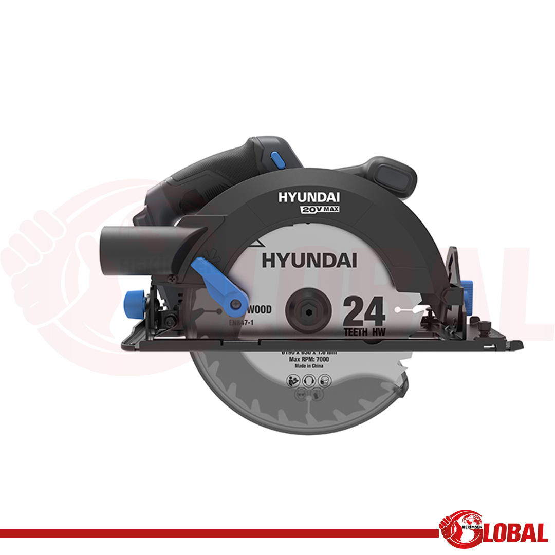 HYUNDAI CS20X-190 AKÜLÜ DAİRE TESTERE, KÖMÜRSÜZ 190 MM