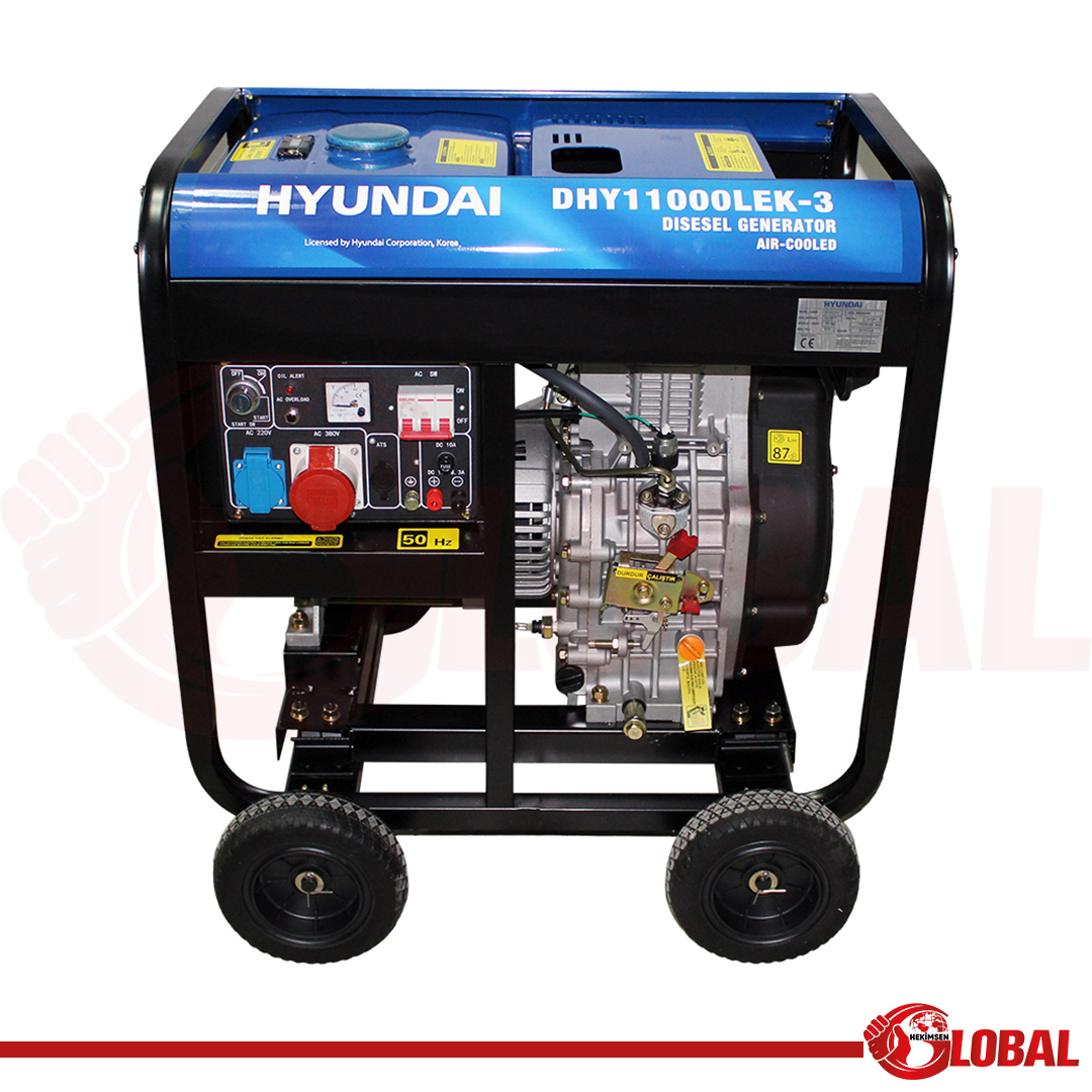 HYUNDAI DHY11000LEK JENERATÖR DİZEL MONOFAZE