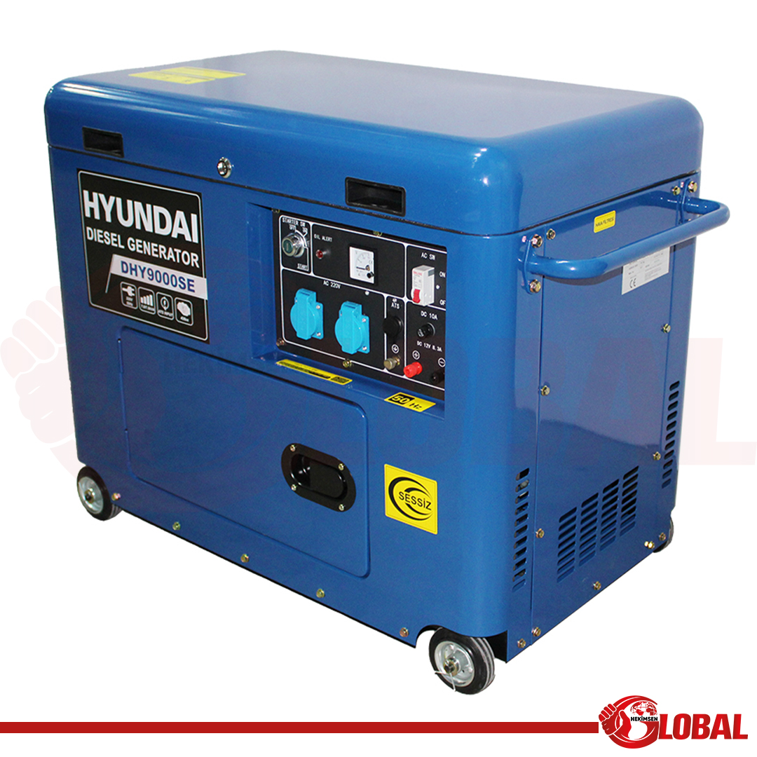 HYUNDAI DHY9000SE-3 JEN. DİZEL  KABİNLİ TRİFAZE