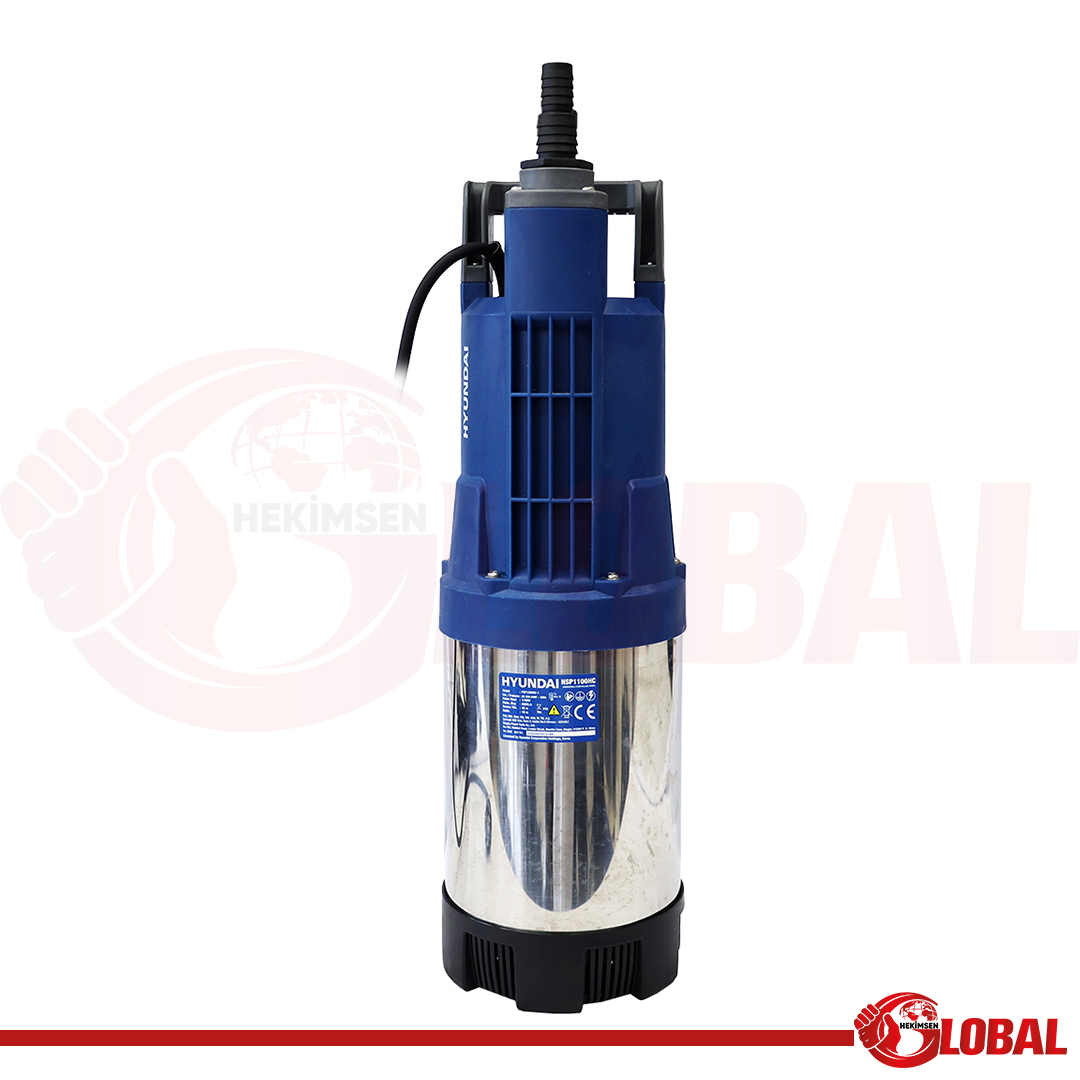 HYUNDAI HSP1100HC DALGIÇ POMPA ÇELİK GÖVDE 1100W 45mt