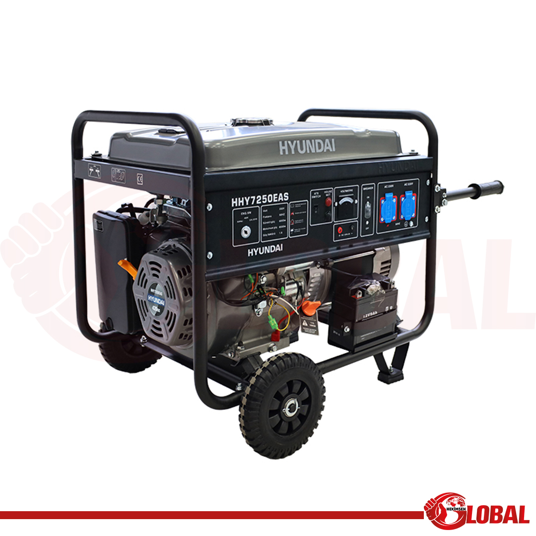 HYUNDAI JENERATÖR BENZ. HHY7250EAS MARŞLI